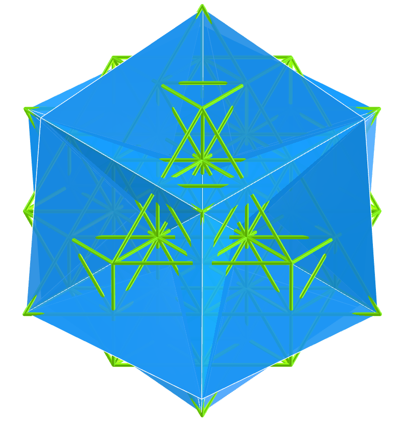 Grid of Life - Möbius deltahedron star