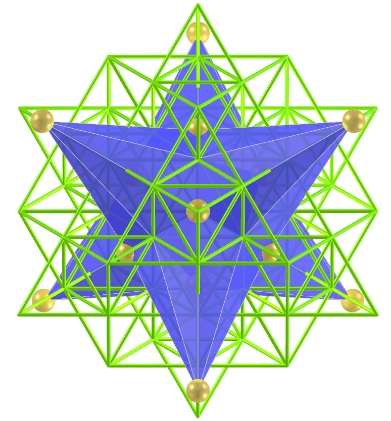 Grid of life - Small hexacronic icositetrahedron