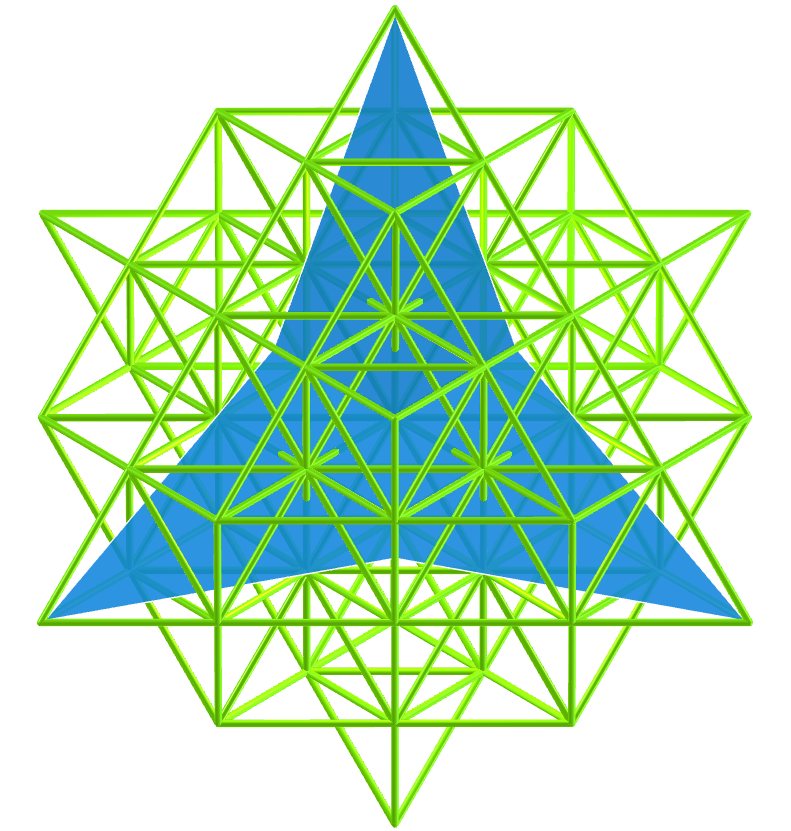 Grid of life - Trapezohedral tristetrahedron