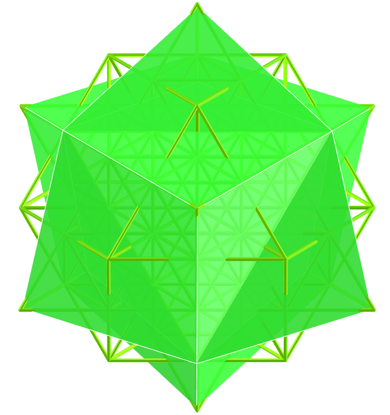Grid of life - Trapezohedral tristetrahedron star