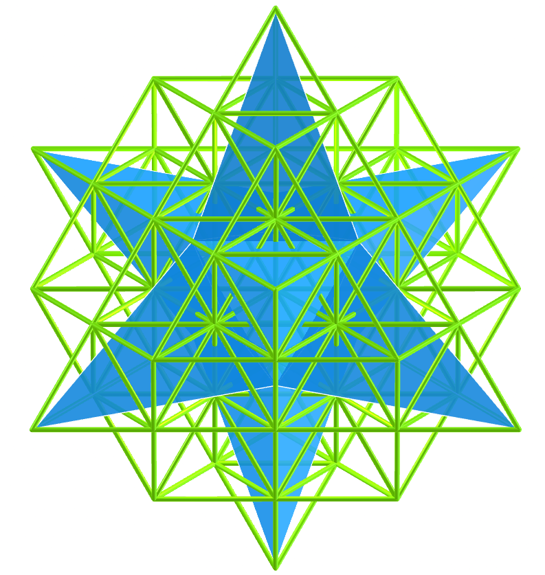 Grid of life - Trapezohedral tristetrahedron star