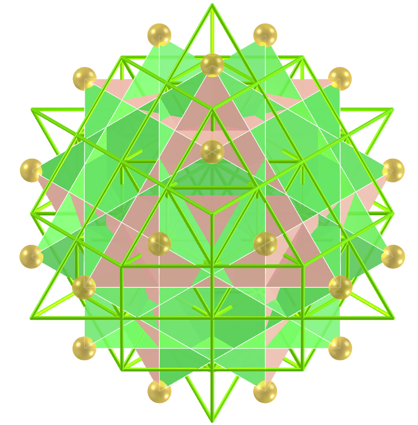 Grid of life - Uniform great rhombicuboctahedron
