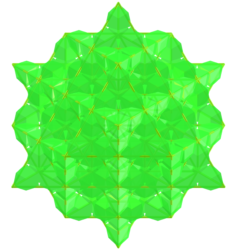 Grid of life - Trapezohedral tristetrahedron fractal