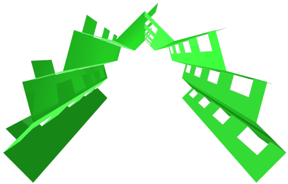 kirigami poligonal
