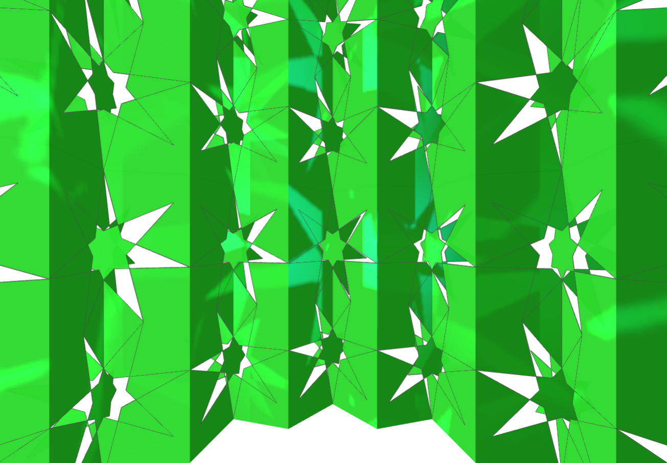 kirigami heptagonal