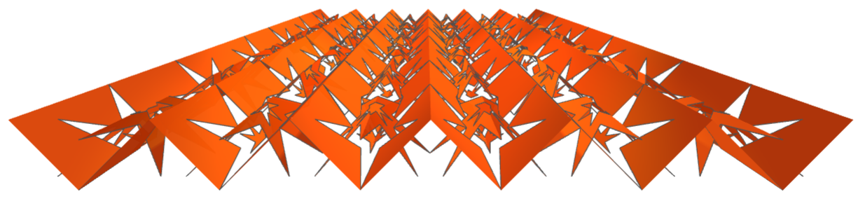 kirigami heptagonal