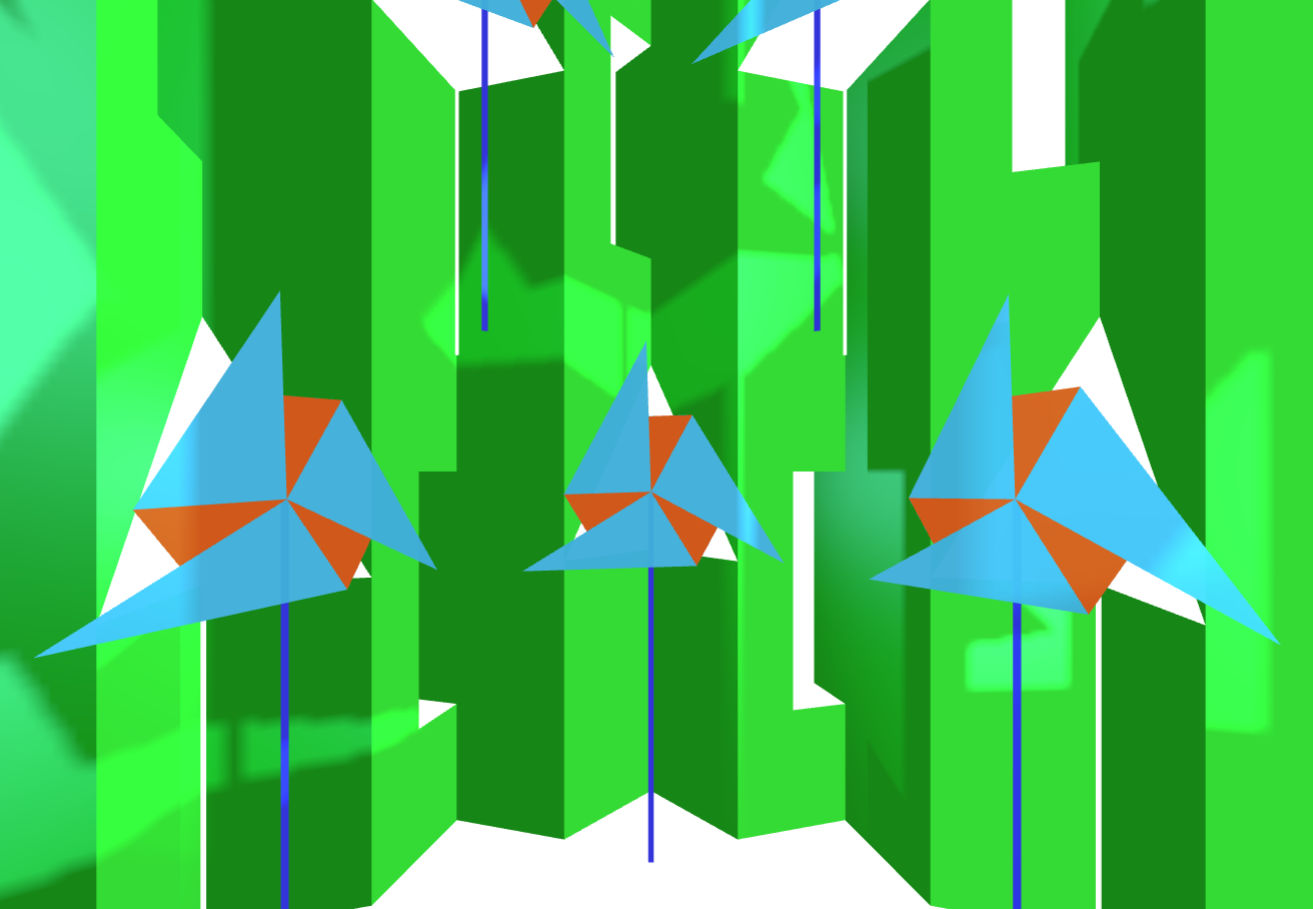 triangular pinwheel kirigami