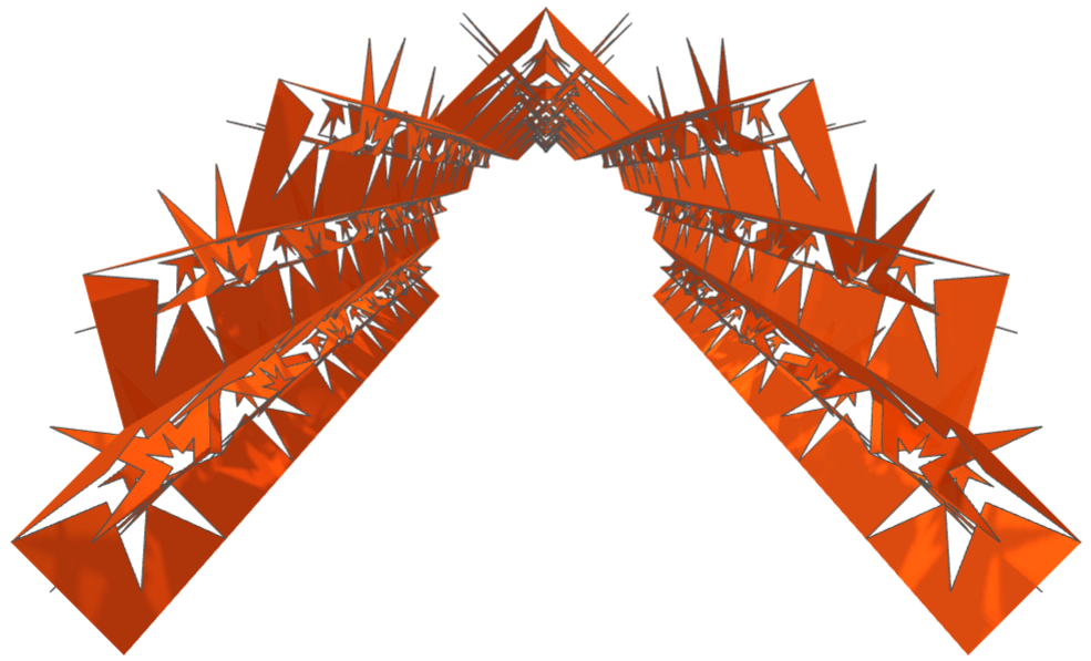 kirigami heptagonal