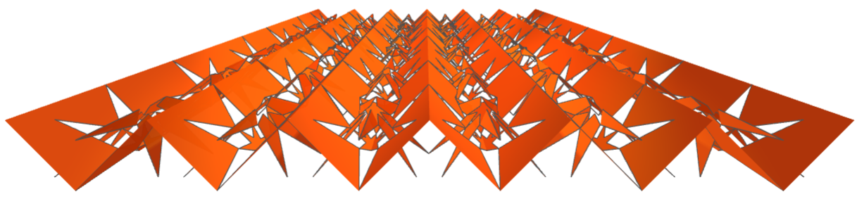 kirigami heptagonal