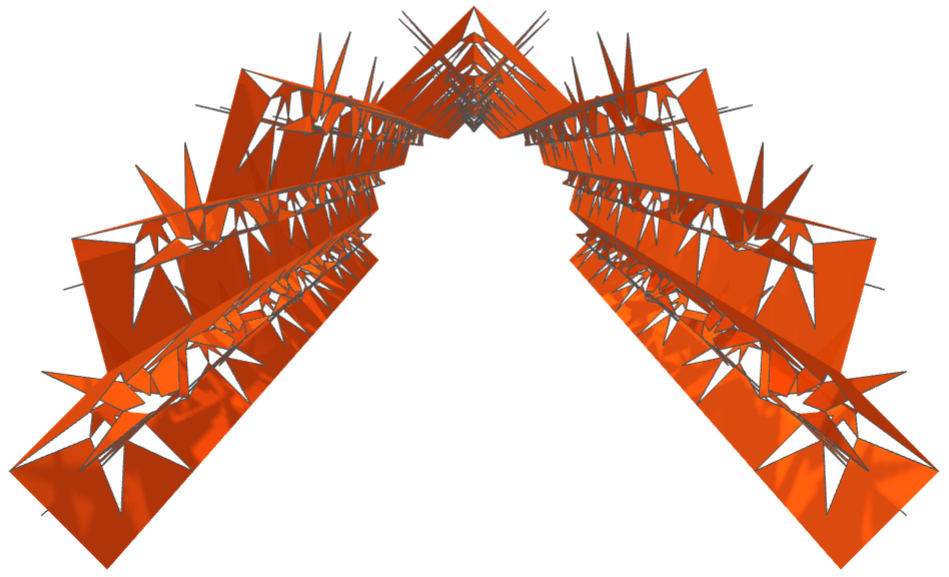 kirigami heptagonal