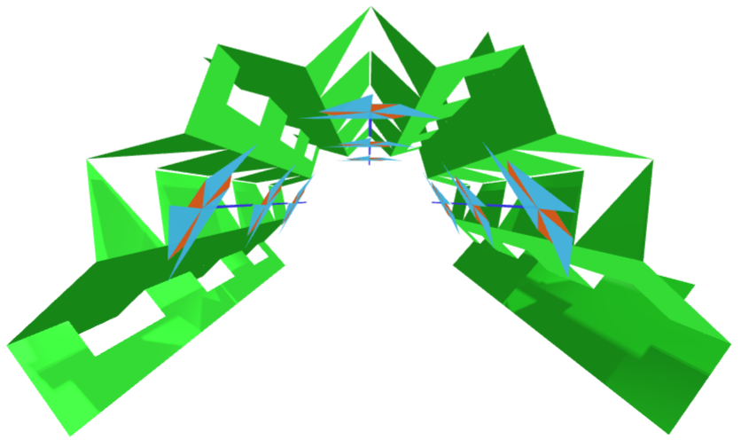 triangular pinwheel kirigami