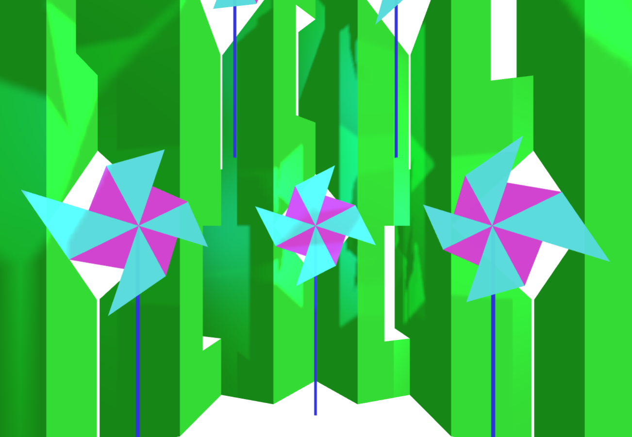 square pinwheel kirigami