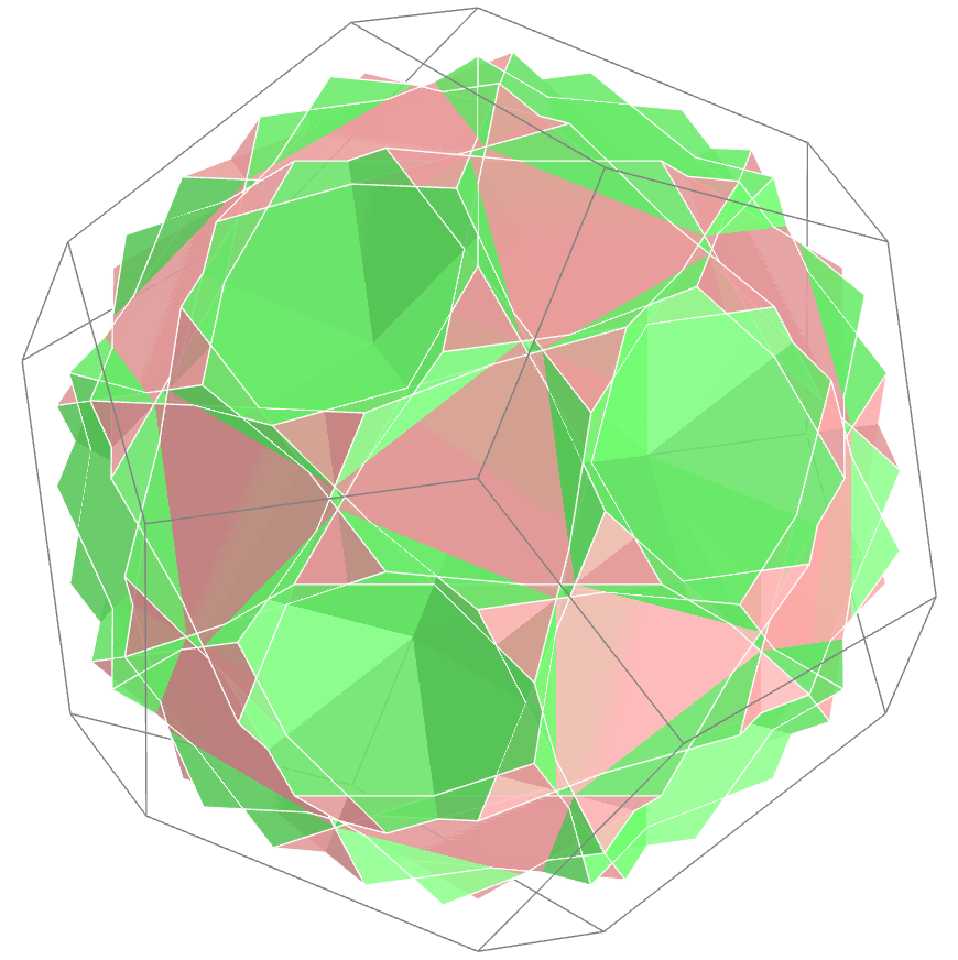 tetraedro truncado composto