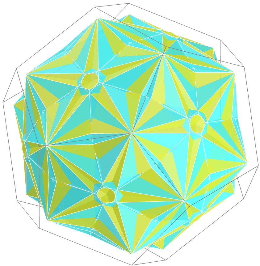 Octaedro Truncado combinado composto