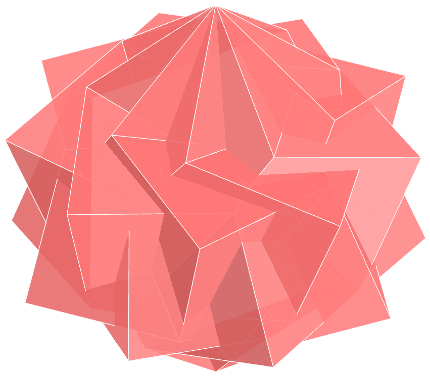 Dodecaedro Diakis Côncavo composto