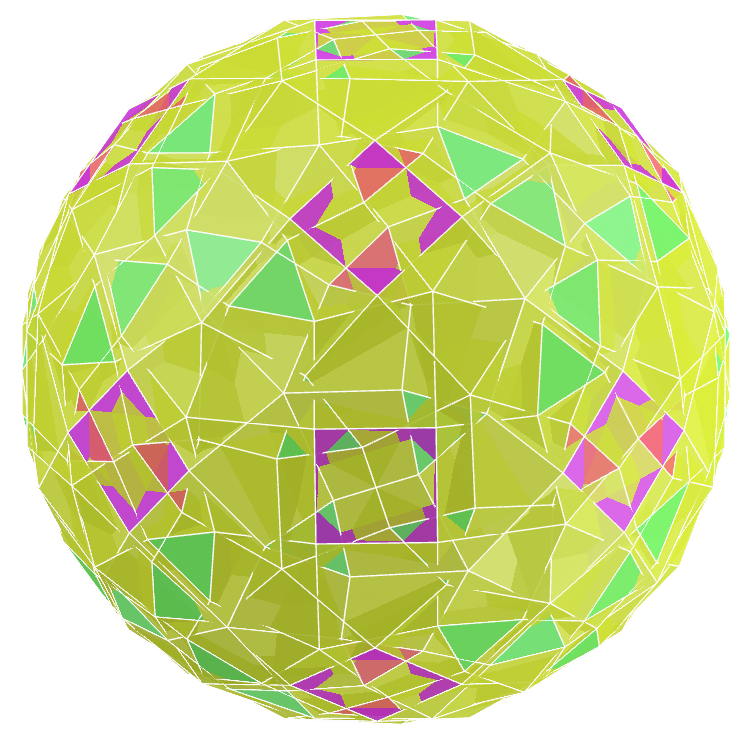 Propellor snub cube compound