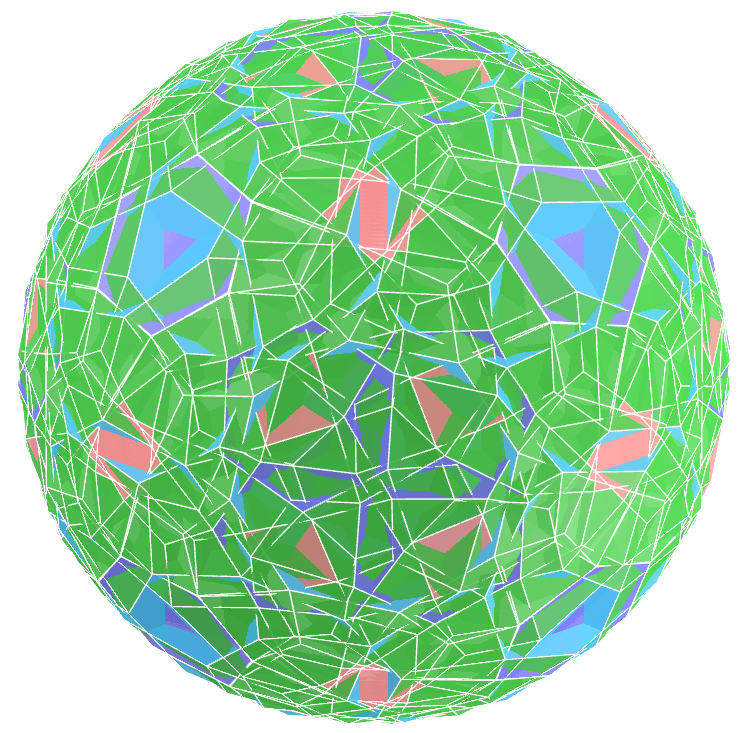Propellor truncated cuboctahedron compound