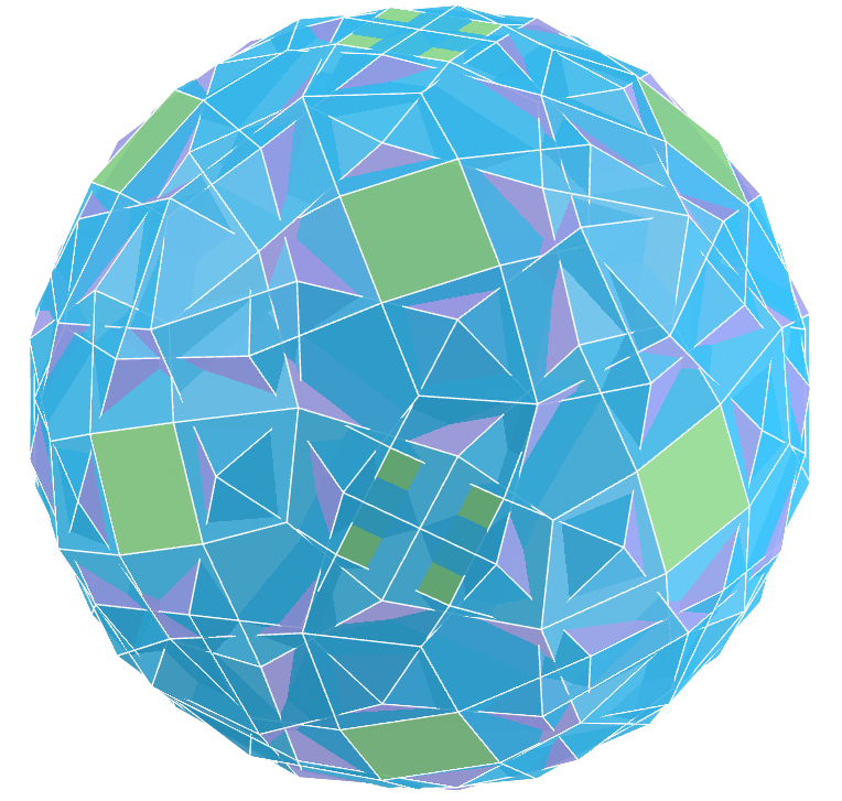 Propellor truncated octahedron compound
