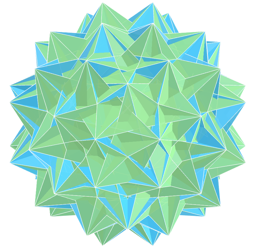 Tetrahemihexahedron compound