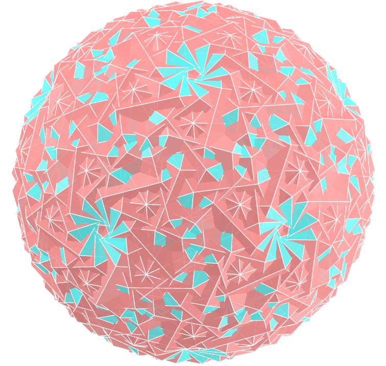 Biscribed propellor octahedron compound