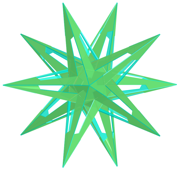 Great triambic icosahedron