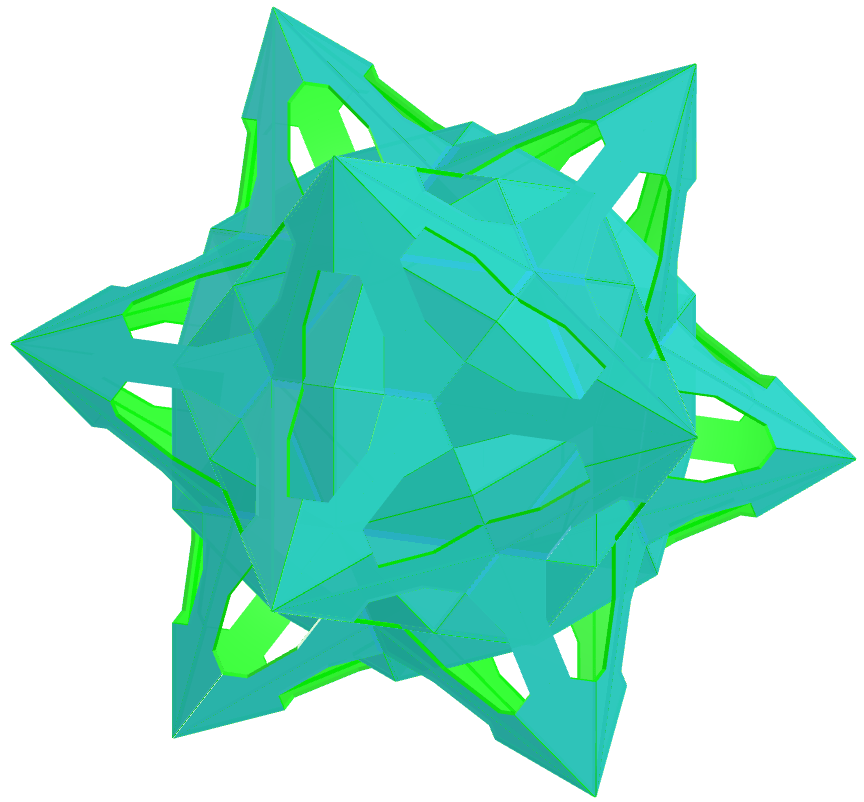 Medial rhombic triacontahedron