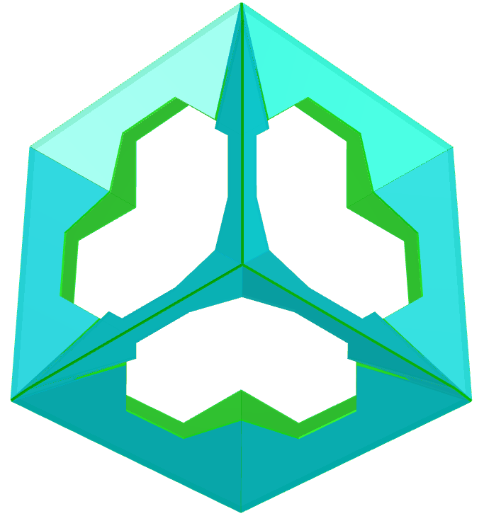 Möbius deltahedron