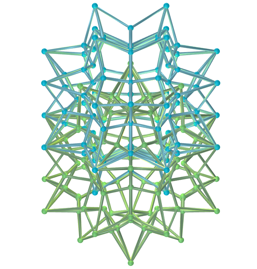 Vesica piscis com rombicuboctaedros de pipas