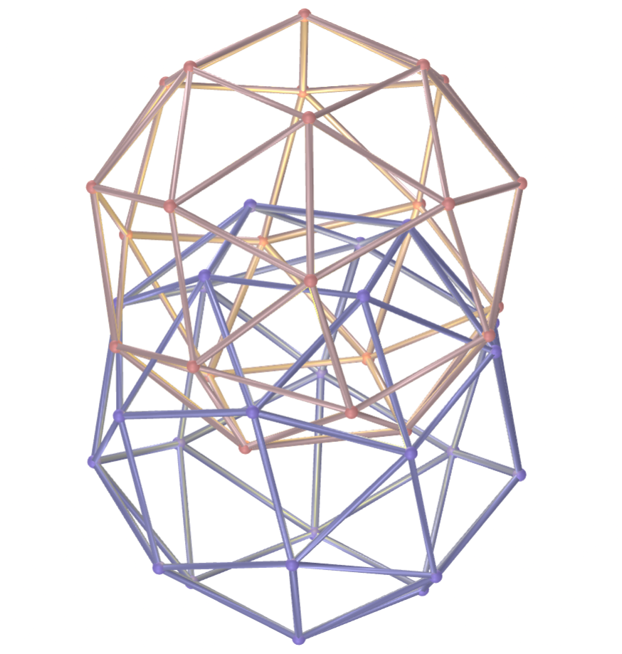 Vesica piscis com cubos snub