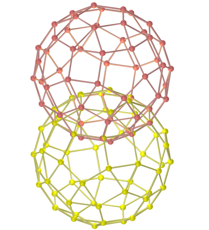 Vesica piscis com rombicosidodecaedros