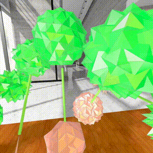 Sala imersiva dos poliedros truncados de auto-interseção snubficados