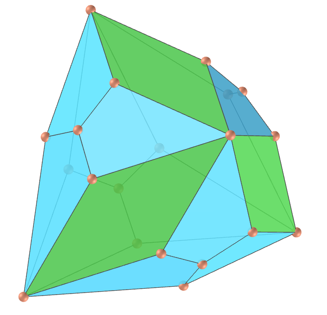 Tetraedro truncado combinado