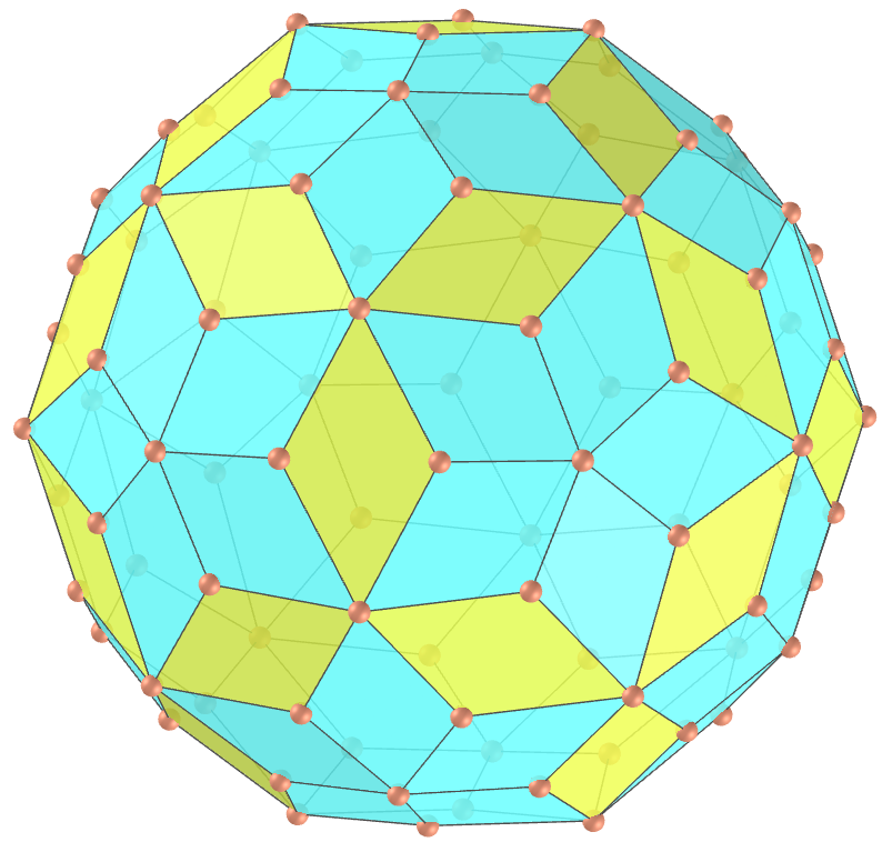 Icosaedro truncado combinado