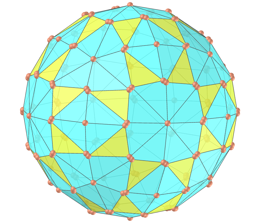 Biscribed propellor disdyakis dodecahedron