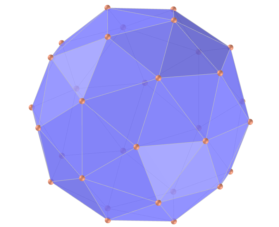 Biscribed pentakis dodecahedron