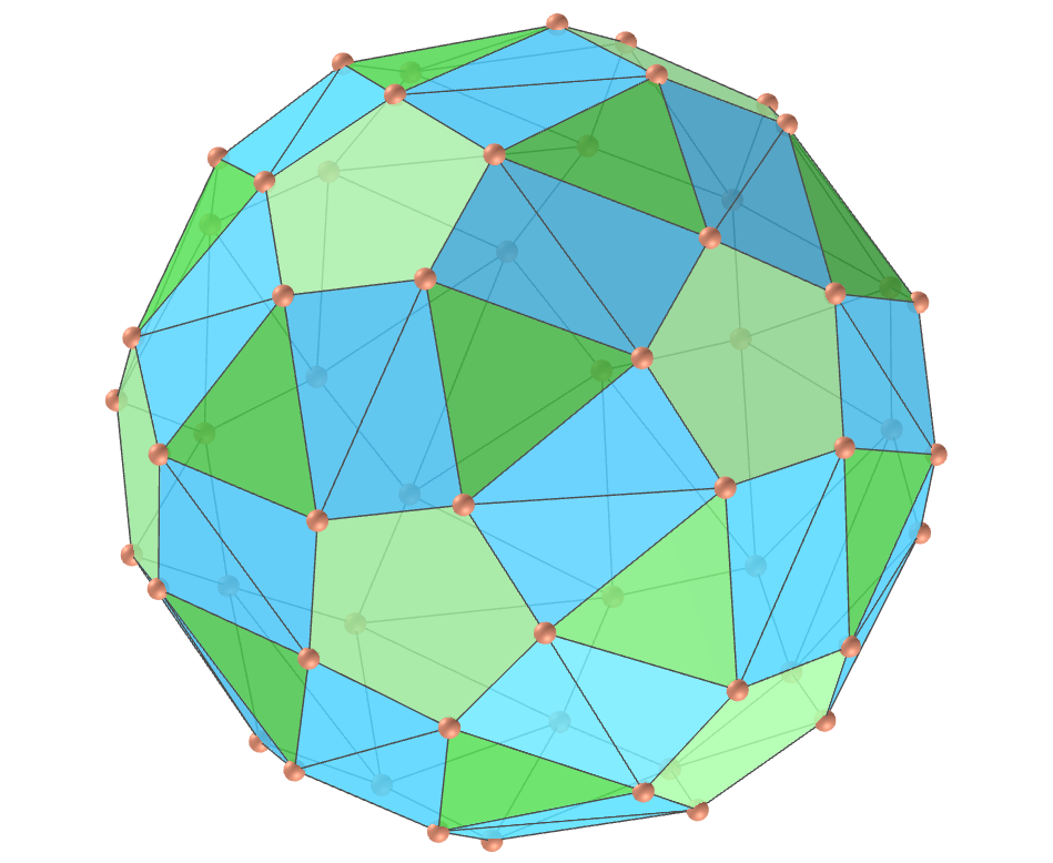 Biscribed snub dodecahedron