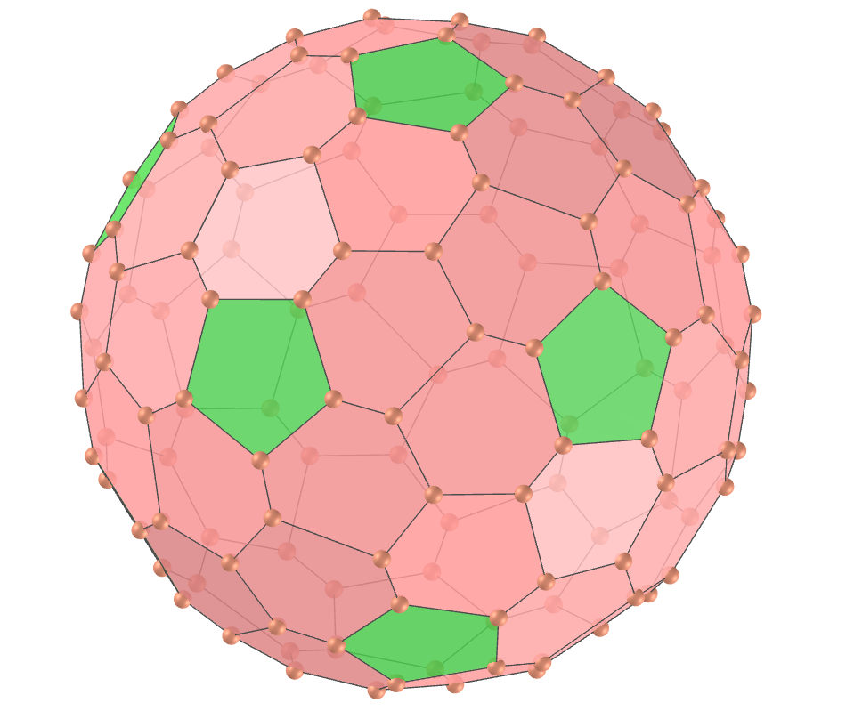 Biscribed hexpropellor dodecahedron