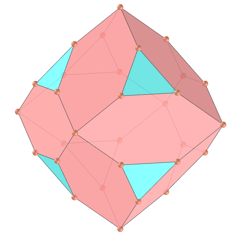 Chamfered octahedron