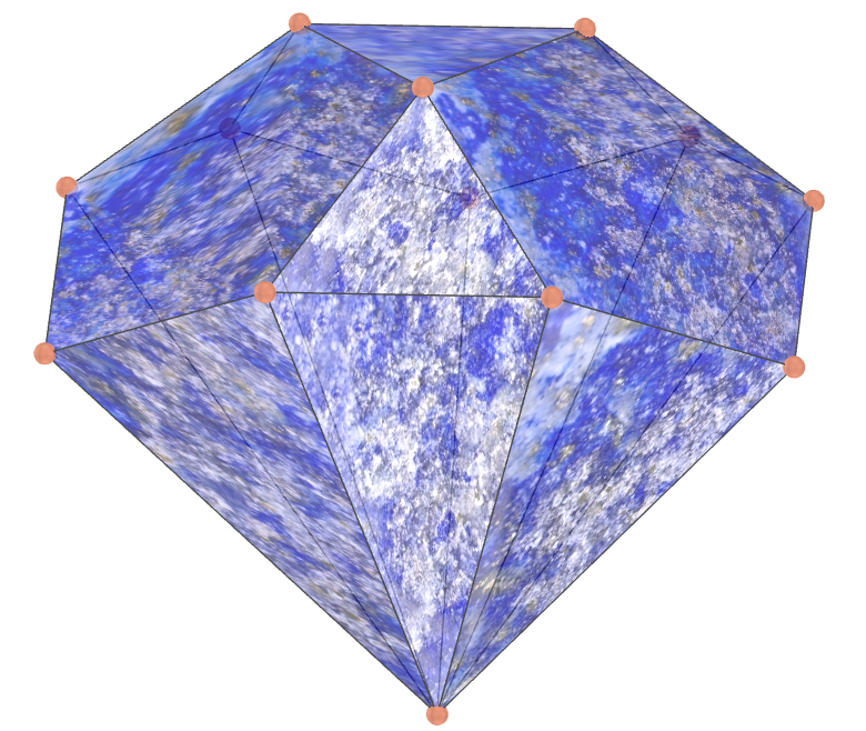 Diamond truncated triangular hebesphenorotunda