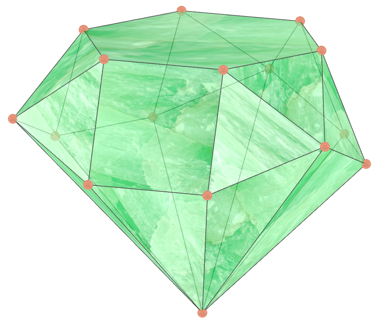 Hebesfenorotunda triangular truncada de diamante