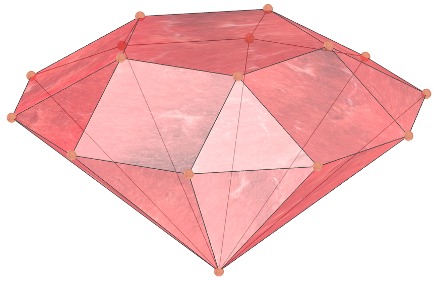 Cúpula pentagonal de diamante
