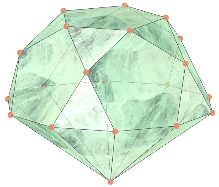Rotunda pentagonal de diamante