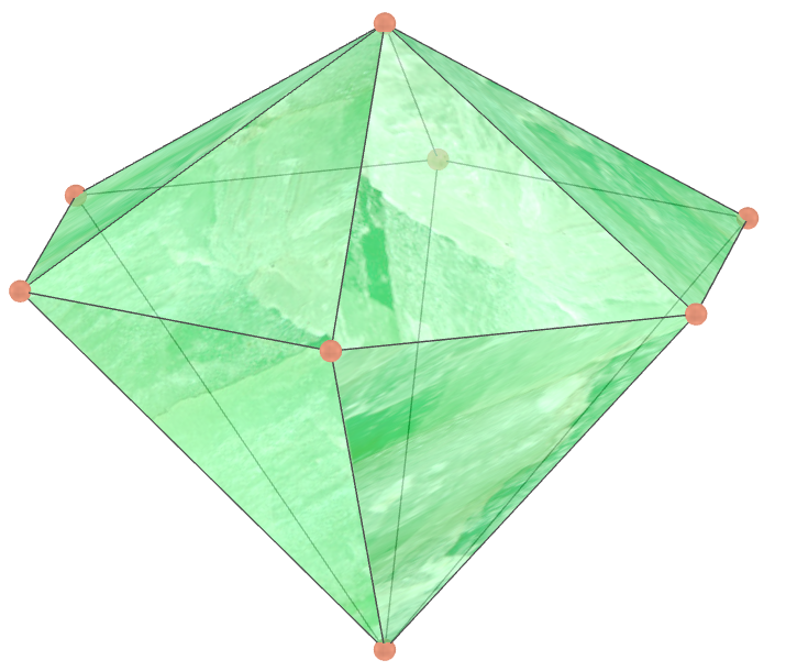 Diamond Hexagonal dipyramid