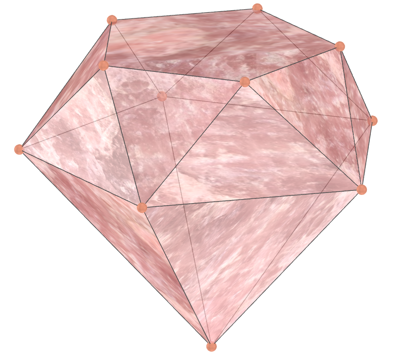 Antiprisma pentagonal de diamante