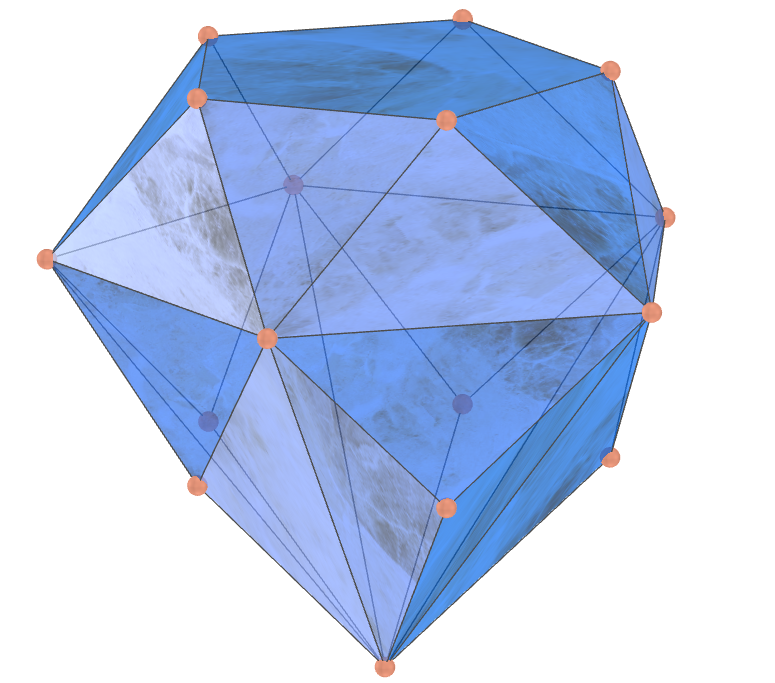 Diamond mirror pentagonal antiprism