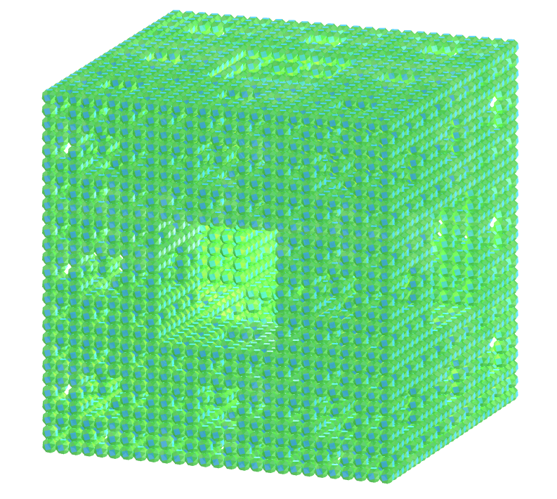 Menger sponge - Snub cube