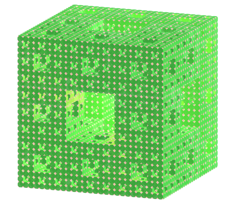 Menger sponge - Truncated cube