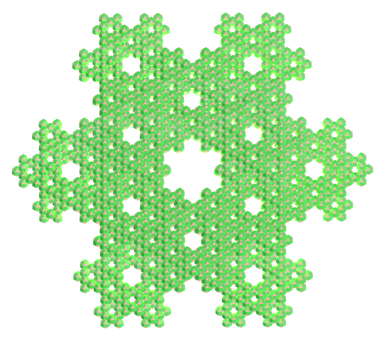Mosely snowflake - Rhombicuboctahedron