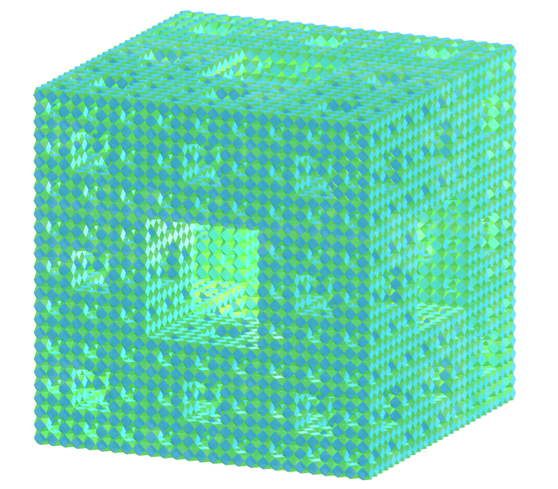 Esponja Menger - Cuboctaedro