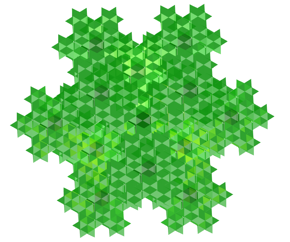 Escher solid fractal